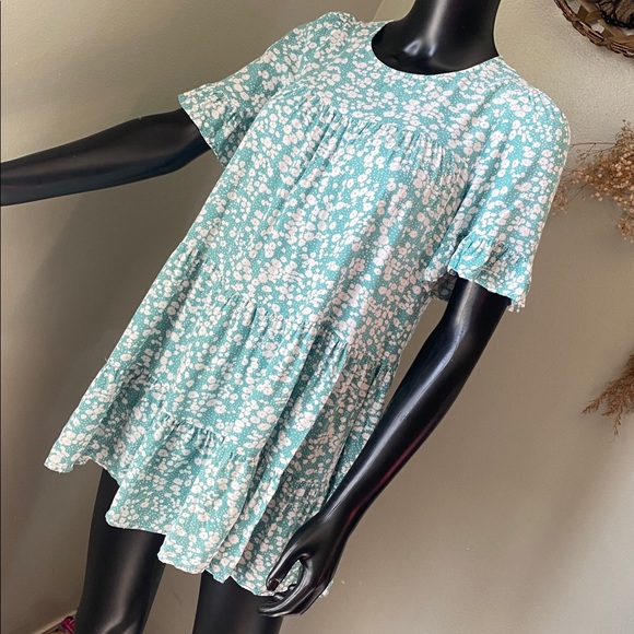 Beachsissi Floral Babydoll Dress Tunic - Picture 4 of 10